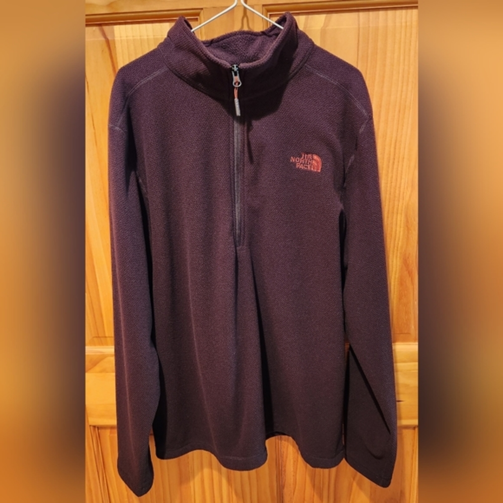 THE NORTH FACE 1/4 zip pullover. Brown.‎ Size XL
